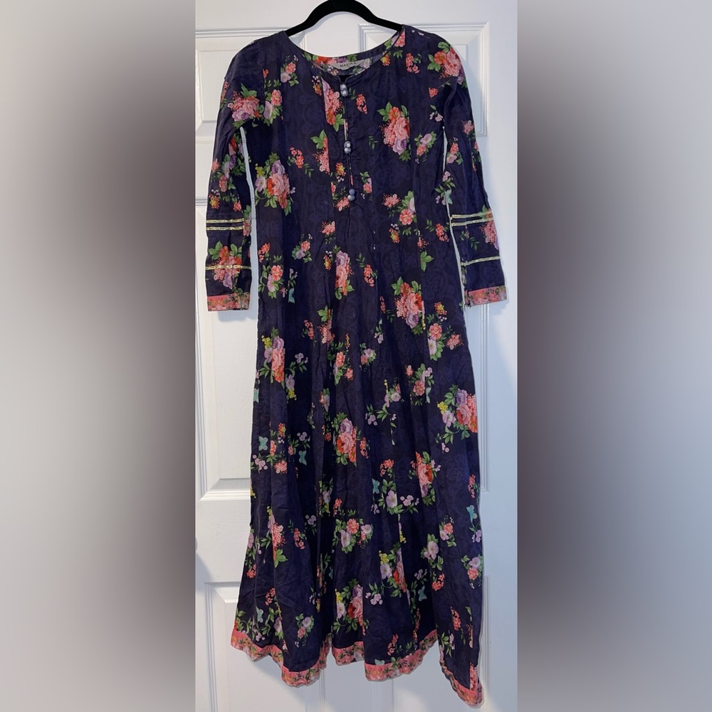 Maria B Floral Kurta Tunic Sz XS
